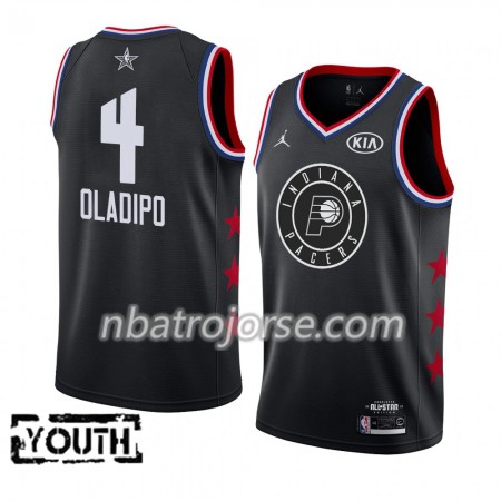 Barn Indiana Pacers Tröja Victor Oladipo 4 2019 All-Star Jordan Brand Svart Swingman
